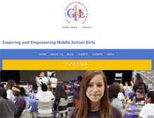 Tablet Screenshot of inspiration4girls.org